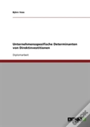 Capa do artigo Unternehmensspezifische Determinanten Von Direktinvestitionen