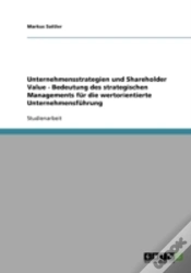 Capa do artigo Unternehmensstrategien Und Shareholder V