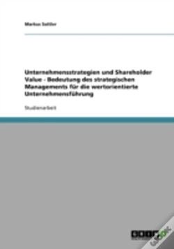 Capa do artigo Unternehmensstrategien Und Shareholder V