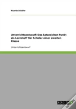 Capa do artigo Unterrichtsentwurf