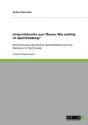 Unterrichtsreihe Zum Thema - Preview