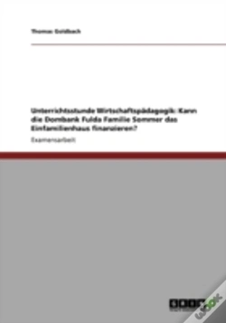 Capa do artigo Unterrichtsstunde Wirtschaftspadagogik