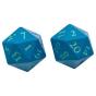 UP - Vivid Heavy Metal Dice: Teal - Preview