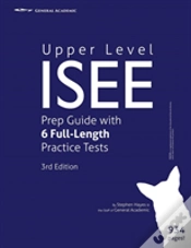Capa do artigo Upper Level Isee Prep Guide With 6 Full-Length Practice Tests