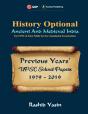 Upsc Previous Years' Solved Papers (1979-2019) History Optional `Ancient & Medieval India' - Preview