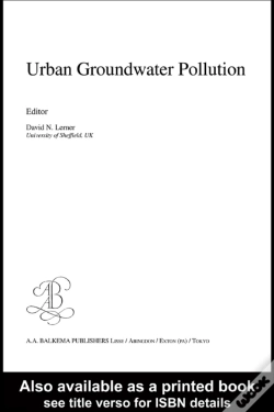 Capa do artigo Urban Groundwater Pollution