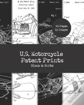 U.S. Motorcycle Patent Prints