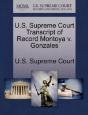U.S. Supreme Court Transcript Of Record Montoya V. Gonzales - Preview