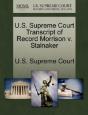 U.S. Supreme Court Transcript Of Record Morrison V. Stalnaker - Preview