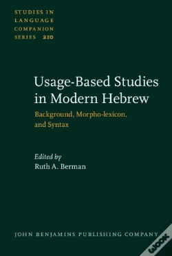 Capa do artigo Usage-Based Studies In Modern Hebrew