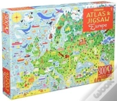 Usborne Atlas And Jigsaw Europe