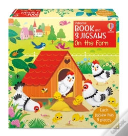 Capa do artigo Usborne Book And 3 Jigsaws: On The Farm