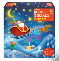 Capa do artigo Usborne Book And 3 Jigsaws: Santa