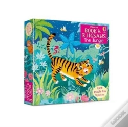Capa do artigo Usborne Book And 3 Jigsaws: The Jungle