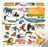 Usborne Book And Jigsaw Wild Animals