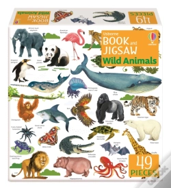 Capa do artigo Usborne Book And Jigsaw Wild Animals