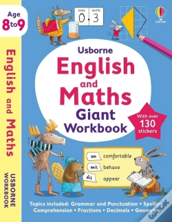 Capa do artigo Usborne English And Maths Giant Workbook 8-9