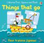 Usborne First Jigsaws And Book: Things That Go - Preview