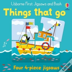 Capa do artigo Usborne First Jigsaws And Book: Things That Go