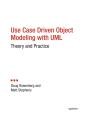 Use Case Driven Object Modeling With Umltheory And Practice - Preview
