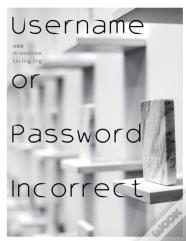 Username Or Password Incorrect