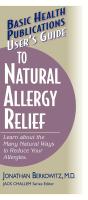 User'S Guide To Natural Allergy Relief - Preview
