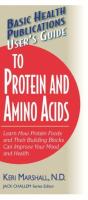 User'S Guide To Protein And Amino Acids - Preview