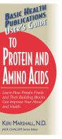 User'S Guide To Protein And Amino Acids - Preview