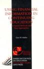 Using Financial Information In Continuing Education - Preview
