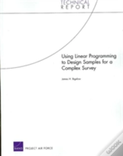 Capa do artigo Using Linear Programming To Design Samples For A Complex Survey