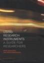 Using Research Instruments - Preview
