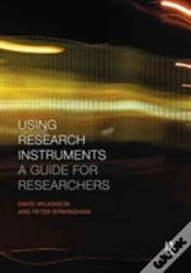 Capa do artigo Using Research Instruments