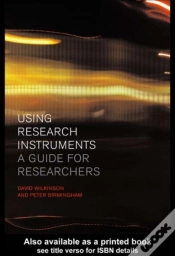 Capa do artigo Using Research Instruments