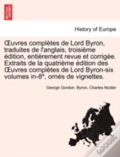 Capa do artigo Uvres Compl Tes De Lord Byron, Traduite