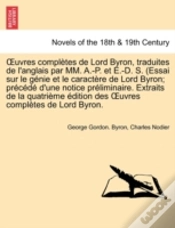 Capa do artigo Uvres Compl Tes De Lord Byron, Traduite
