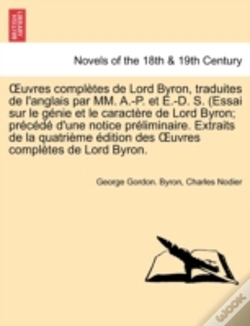 Capa do artigo Uvres Compl Tes De Lord Byron, Traduite