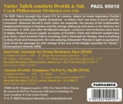 Capa do artigo Vaclav Talich Conducts Dvorák Symphony 8/... - CD