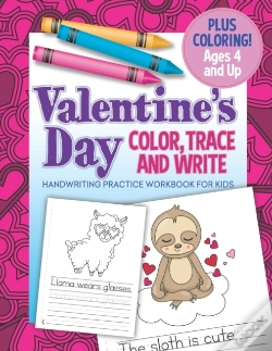 Capa do artigo Valentine'S Day Color, Trace And Write Handwriting Practice Workbook