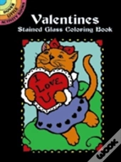 Valentines Stained Glass Coloring B