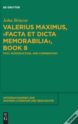 Capa do artigo Valerius Maximus, Â€ºFacta Et Dicta Memorabiliaâ€¹, Book 8