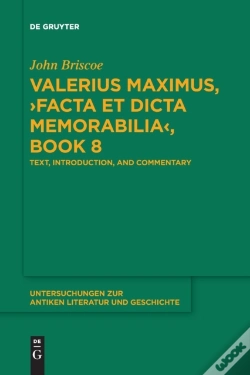 Capa do artigo Valerius Maximus, Â€ºFacta Et Dicta Memorabiliaâ€¹, Book 8