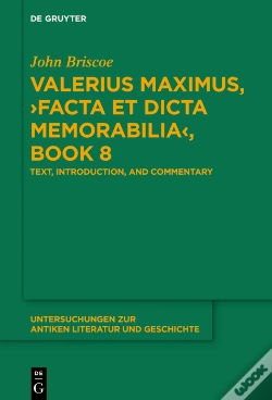 Capa do artigo Valerius Maximus,  Facta Et Dicta Memorabilia , Book 8
