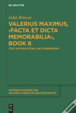 Capa do artigo Valerius Maximus,  Facta Et Dicta Memorabilia , Book 8