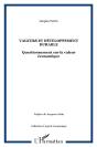 Valeurs Et Developpement Durable ; Questionnement Sur La Valeur Economique - Preview
