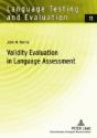 Validity Evaluation In Language Assessment - Preview