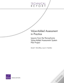 Capa do artigo Value-Added Assessment In Practice : Lessons From The Pennsylvania Value-Added Assessment System Pilot Project
