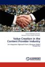 Value Creation In The Content Provider Industry - Preview