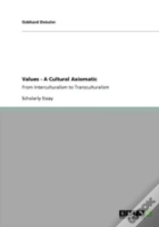 Capa do artigo Values - A Cultural Axiomatic