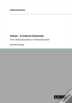Capa do artigo Values - A Cultural Axiomatic