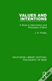 Capa do artigo Values And Intentions